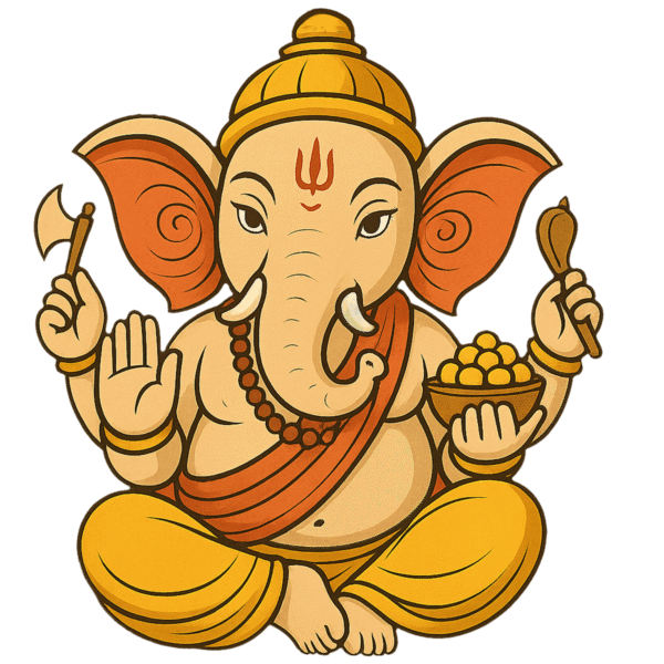 Lord Ganesh PNG with transparent background
