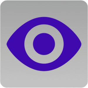 blue eye icon gray background dehraflicks.com Blue Eye Icon – Gray Background