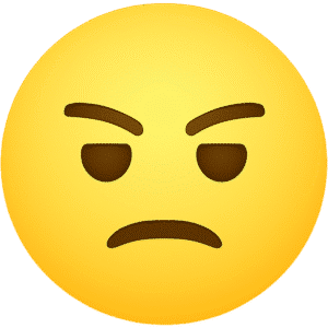 Annoying emoji transparent PNG for memes, reels, and edits