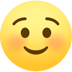 Blushing Emoji Transparent PNG Free Download