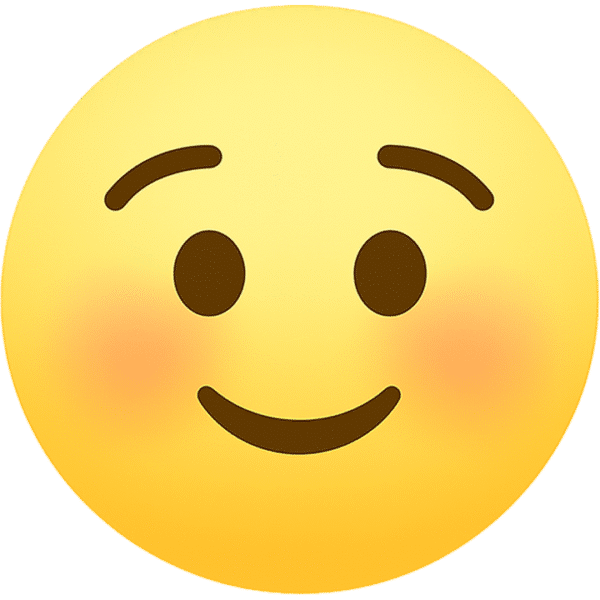 Blushing Emoji Transparent PNG Free Download