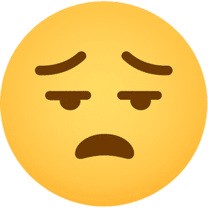 Bored emoji transparent PNG with no background for free download
