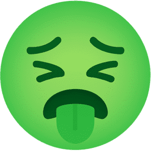 Disgusted Emoji Transparent PNG – No Background High Quality Download