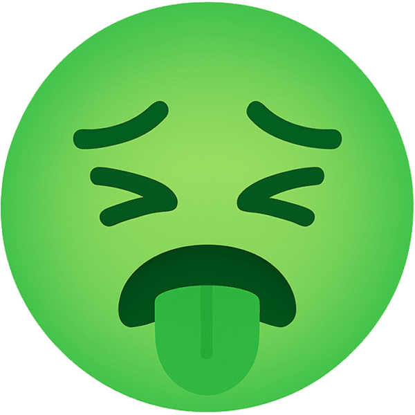 Disgusted Emoji Transparent PNG – No Background High Quality Download