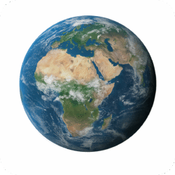 Earth Realistic Icon PNG – DehraFlicks Earth realistic icon PNG with background for global design themes