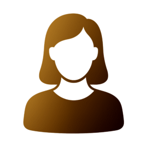 Girl gradient corporate icon PNG for office, business, startup, and team design visuals