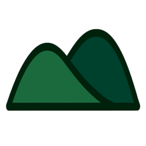 hills icon background PNG for landscape designs