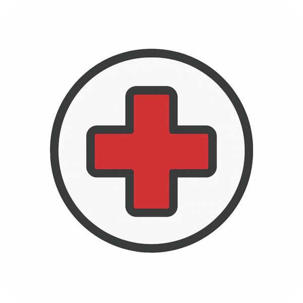 Medical Icon PNG with Background – Perfect for Hospitals and Health UI Design