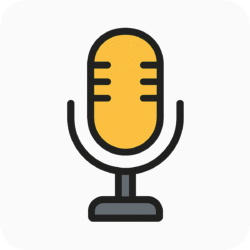 Download Mic Icon PNG – Podcast and Audio Recording Symbol Mic Icon PNG with Background – High-Quality Microphone Graphic