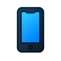 Download Mobile Icon PNG – Smartphone Symbol with Background Mobile Icon PNG with Background