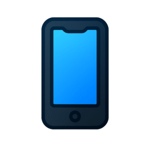 Mobile Icon PNG with Background