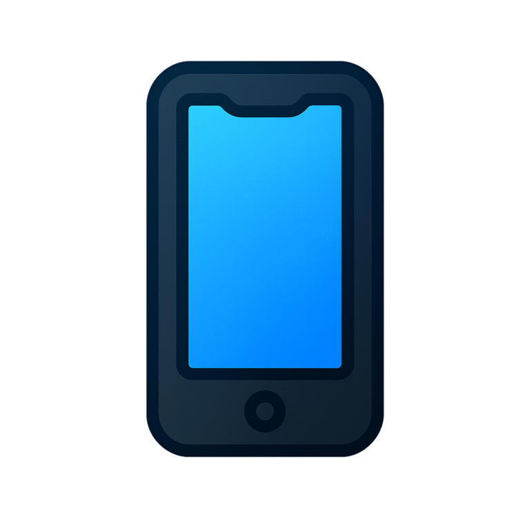 Mobile Icon – 100% Free Download PNG (With Background)