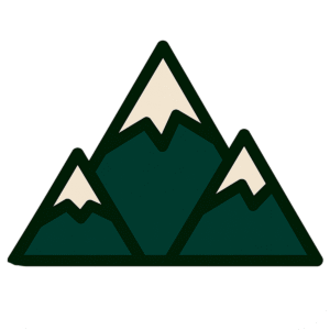 Mountain Icon PNG with Background