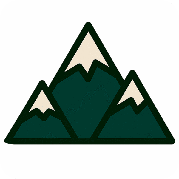 Mountain Icon PNG with Background