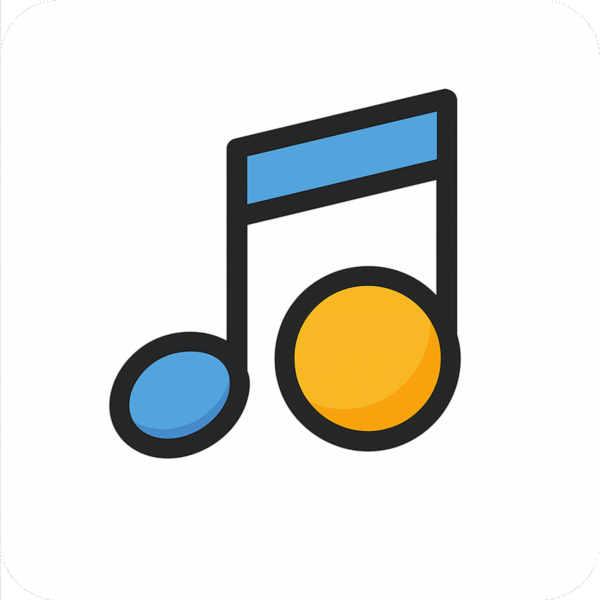 Music Icon PNG with Background