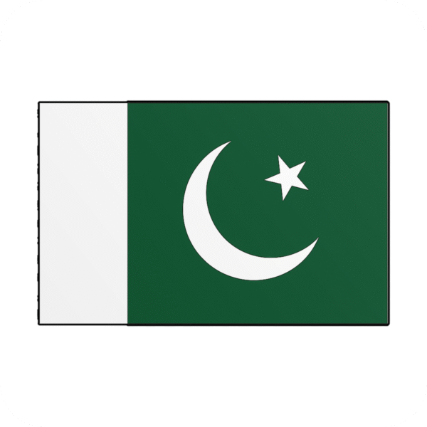 Pakistan Flag Icon PNG with Background