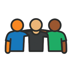Peoples United Icon PNG with Background