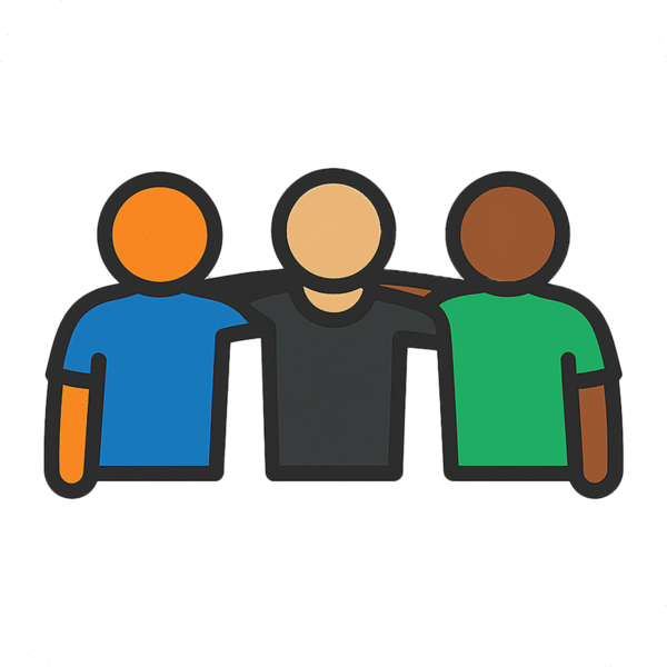 Peoples United Icon PNG with Background