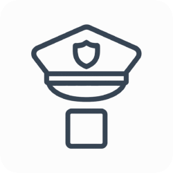 Police Icon PNG Download – High Resolution with Background Police Icon PNG with Background