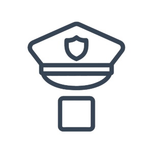 Police Icon PNG with Background