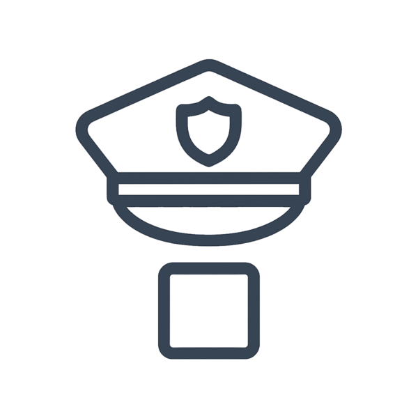 Police Icon PNG with Background