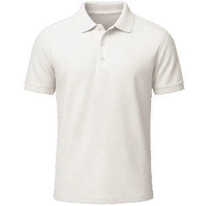Polo shirt mockup white PNG transparent free download
