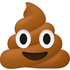 Poop emoji transparent PNG free download on transparent background
