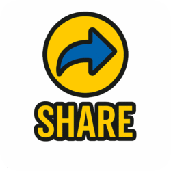 High-quality share icon PNG with background for apps, websites, and user interfaces.