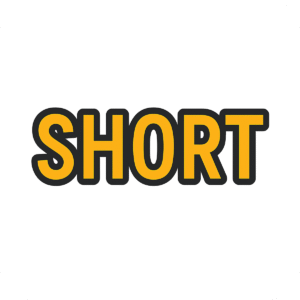 Short Text Icon PNG with background for design, interface, and digital use.