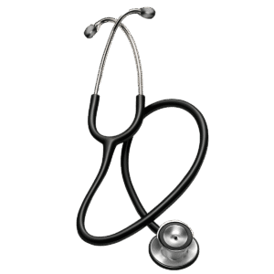 Stethoscope black PNG transparent background free download