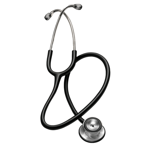 Stethoscope black PNG transparent background free download