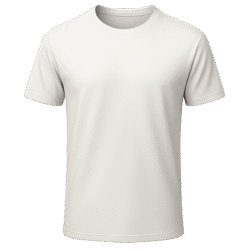 T-Shirt Mockup White Transparent Background PNG Free Download