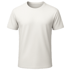 T-Shirt Mockup White Transparent Background PNG Free Download