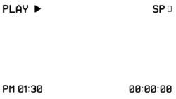 90s Camcorder Frame Transparent PNG background for vintage video overlays, VHS-style frames, and retro recording effects