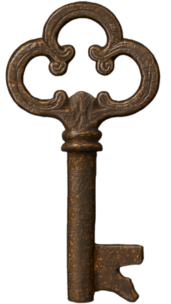 Antique Key PNG – Free Download for Vintage Designs and Graphic Projects