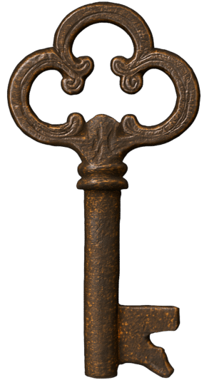 Antique Key PNG – Free Download for Vintage Designs and Graphic Projects