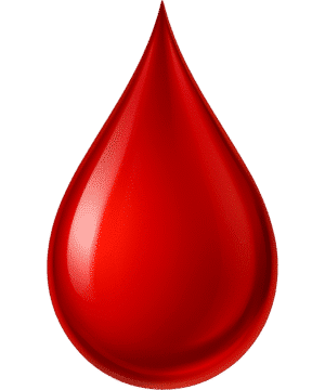 Blood drop transparent PNG for medical, health, and digital design projects