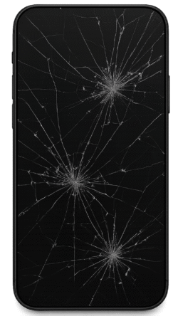 Broken Smartphone Screen PNG – Free Download for Video and Graphic Effects