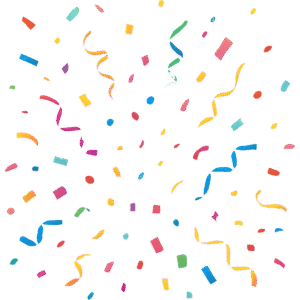 Confetti Burst Transparent PNG – Free Download for Celebrations & Party Designs