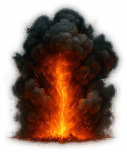 Explosion Transparent PNG – Free Download for Editing & Design