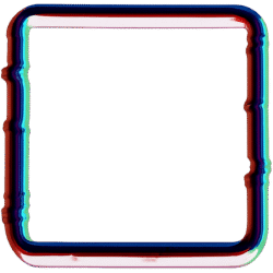Glitch Frame Transparent PNG – Free Download for Editing & Design