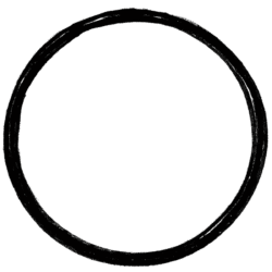 Hand-Drawn Circle Badge Transparent PNG background for sketch-style highlights and design overlays