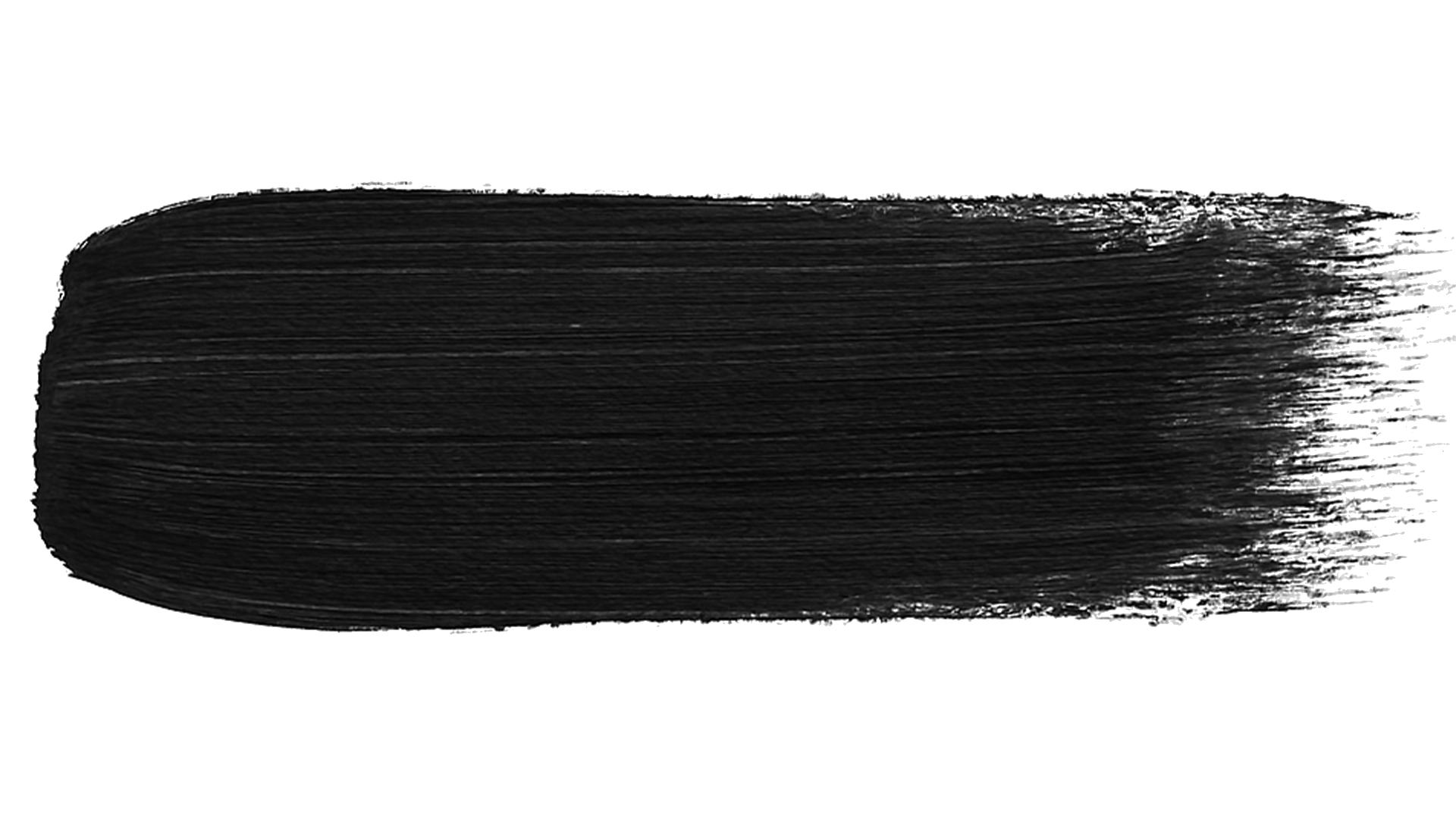 Paint brush stroke transparent PNG for creative design and digital artwork