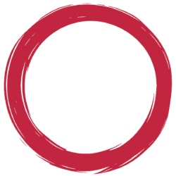 Paint stroke circle transparent PNG for creative design and digital artwork