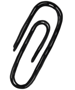 Paper clip doodle transparent PNG for creative design and editing Paper clip doodle transparent PNG for creative design and editing