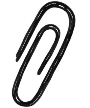 Paper clip doodle transparent PNG for creative design and editing Paper clip doodle transparent PNG for creative design and editing