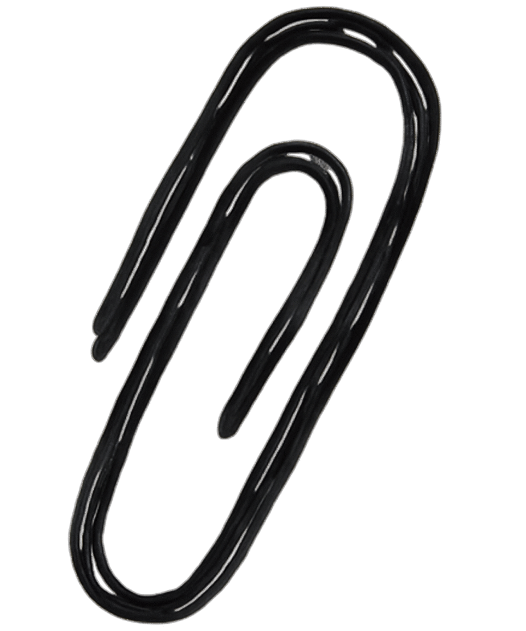 Paper clip doodle transparent PNG for creative design and editing