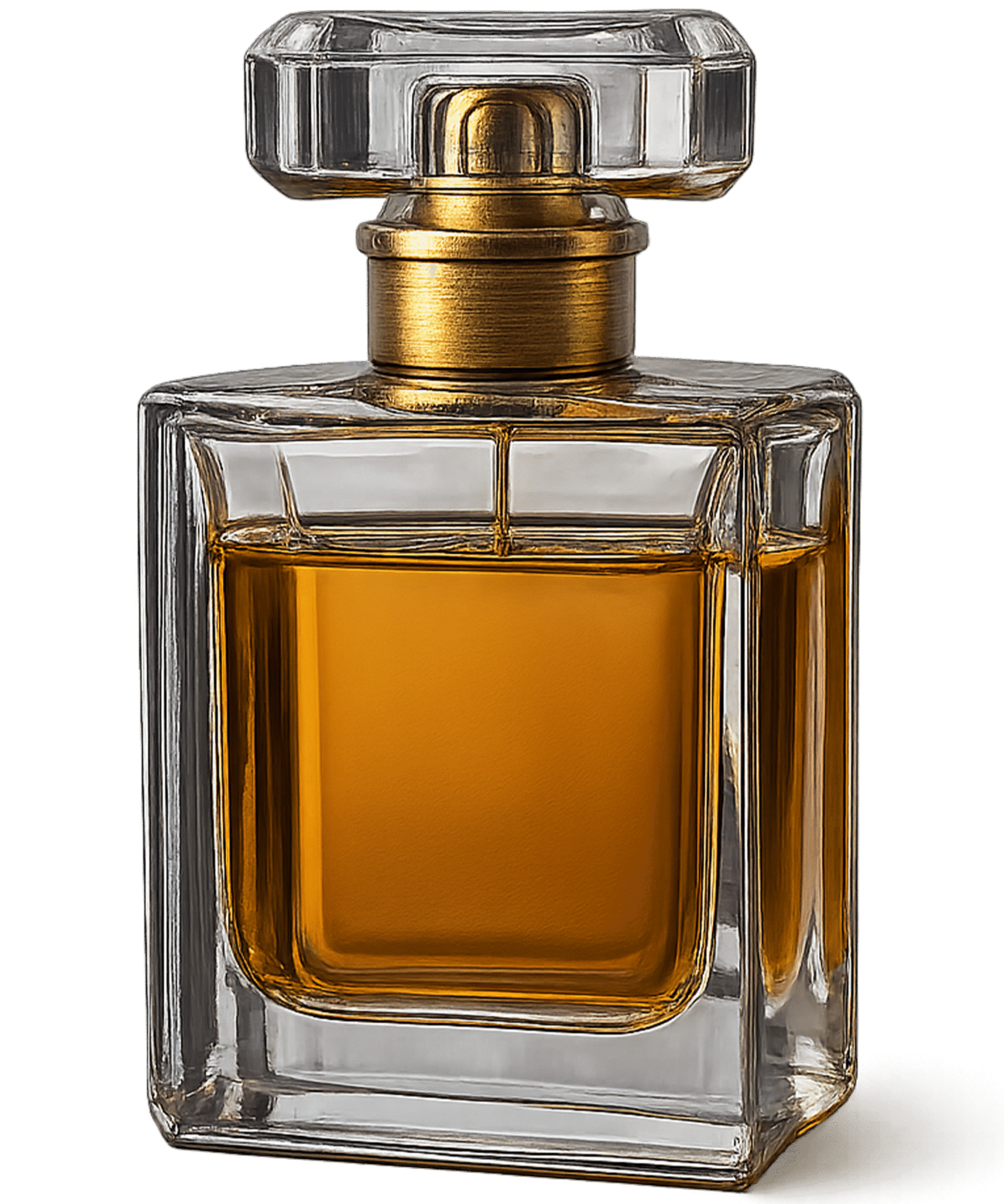 Perfume bottle transparent PNG for digital design, beauty, and lifestyle projects