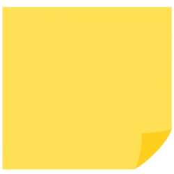Post-It Note Transparent PNG – Free Download for Design & Editing
