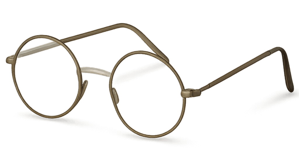 Retro Eyeglasses Transparent PNG 100% Free Download
